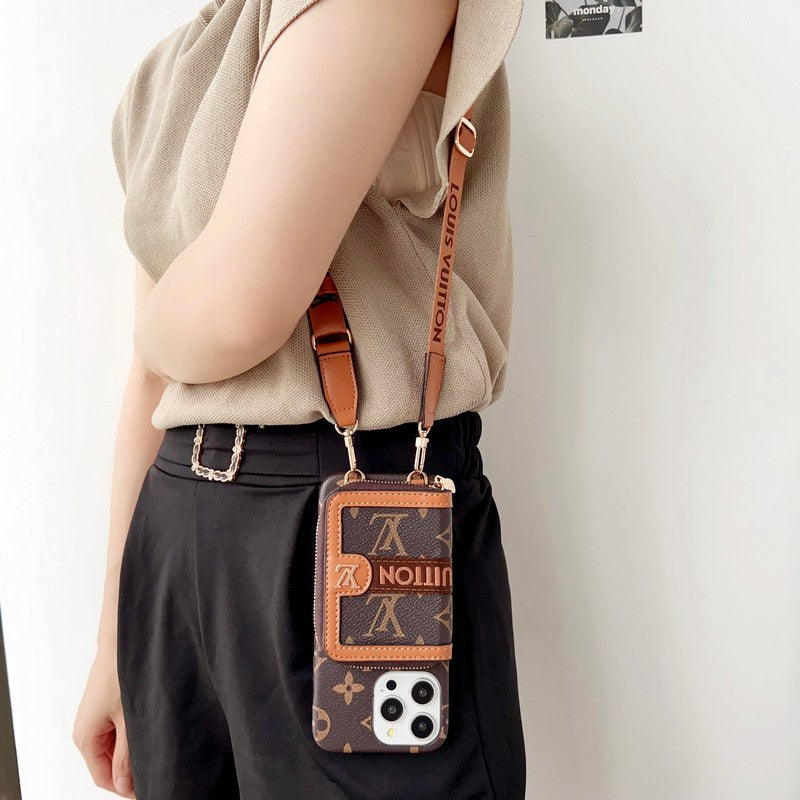 Lou GG -korttikotelon ketju iPhone-kotelo