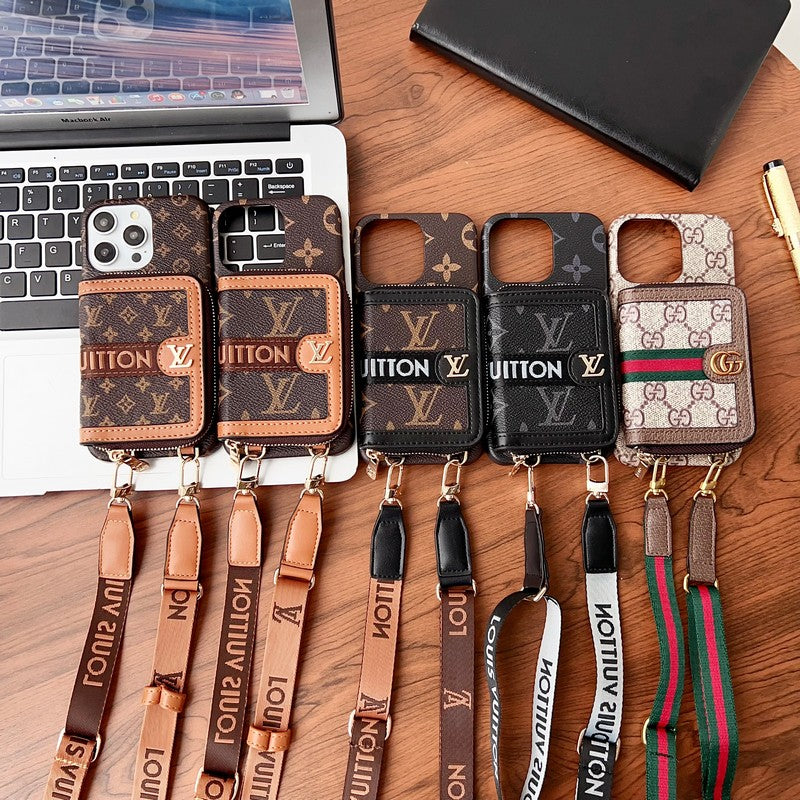 Lou GG -korttikotelon ketju iPhone-kotelo