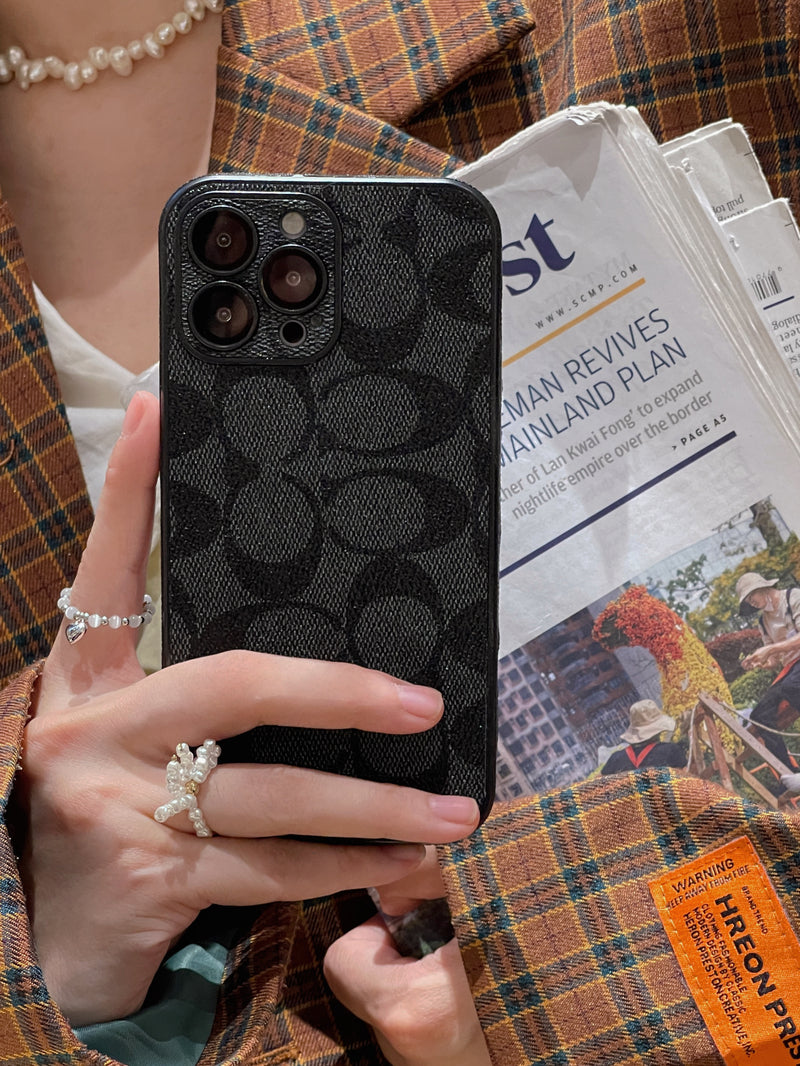 Capa Coach para iPhone Preta -QB240402