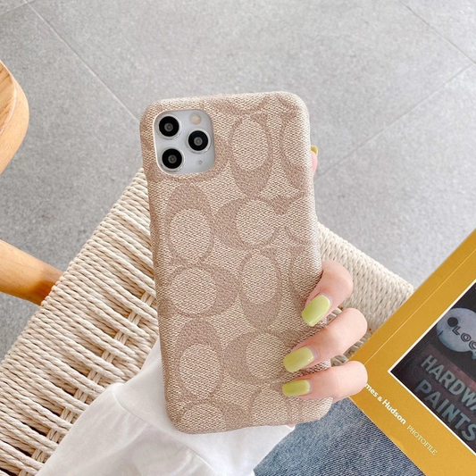 Capa clássica para iPhone Coach Café -JDK241426