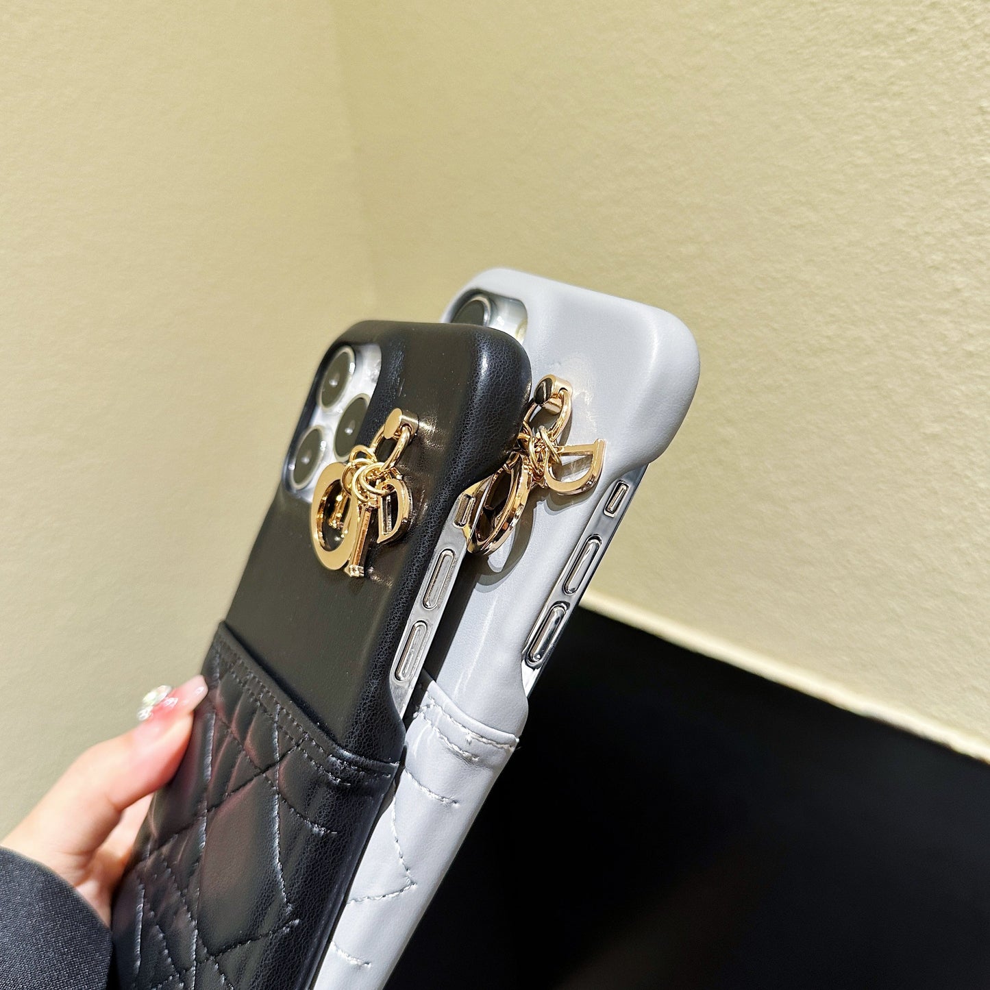 Funda de cuero para iPhone CD