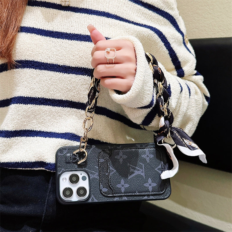 루 카드 홀더 스카프 아이폰 케이스