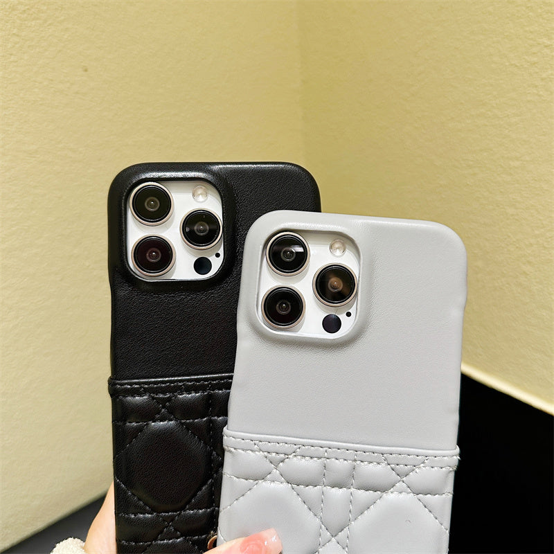 Funda de cuero para iPhone CD