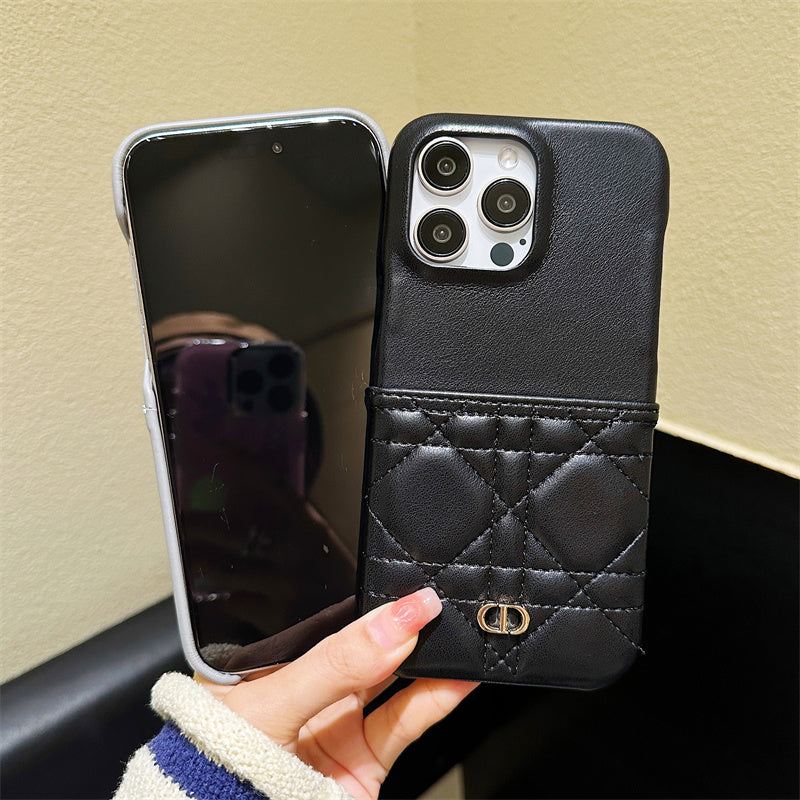 Funda de cuero para iPhone CD