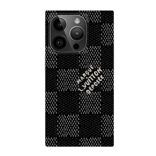 Lou Black & Capa quadrada branca para iPhone