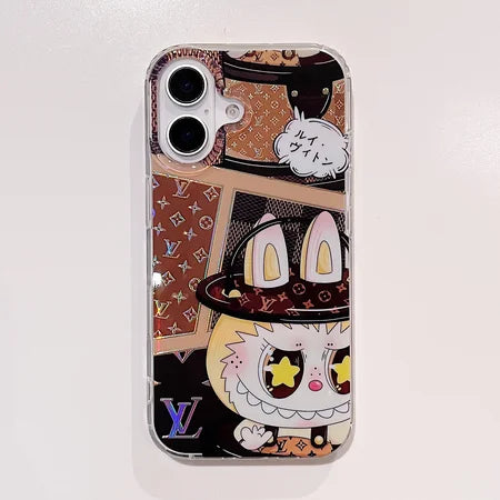 Monogram Cartoon Drip iPhone Case