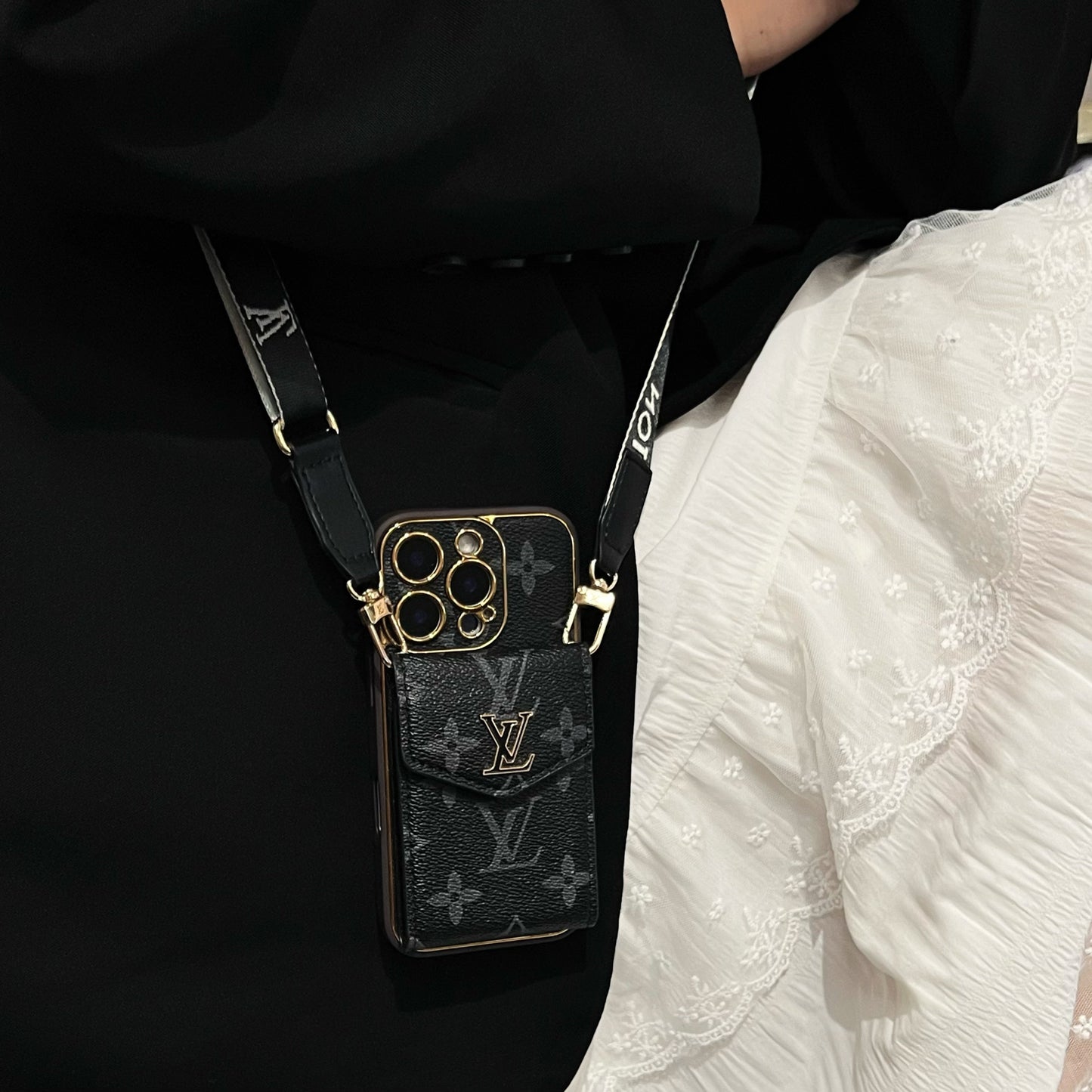 Klassinen Luxury Card Holder iPhone -kotelo