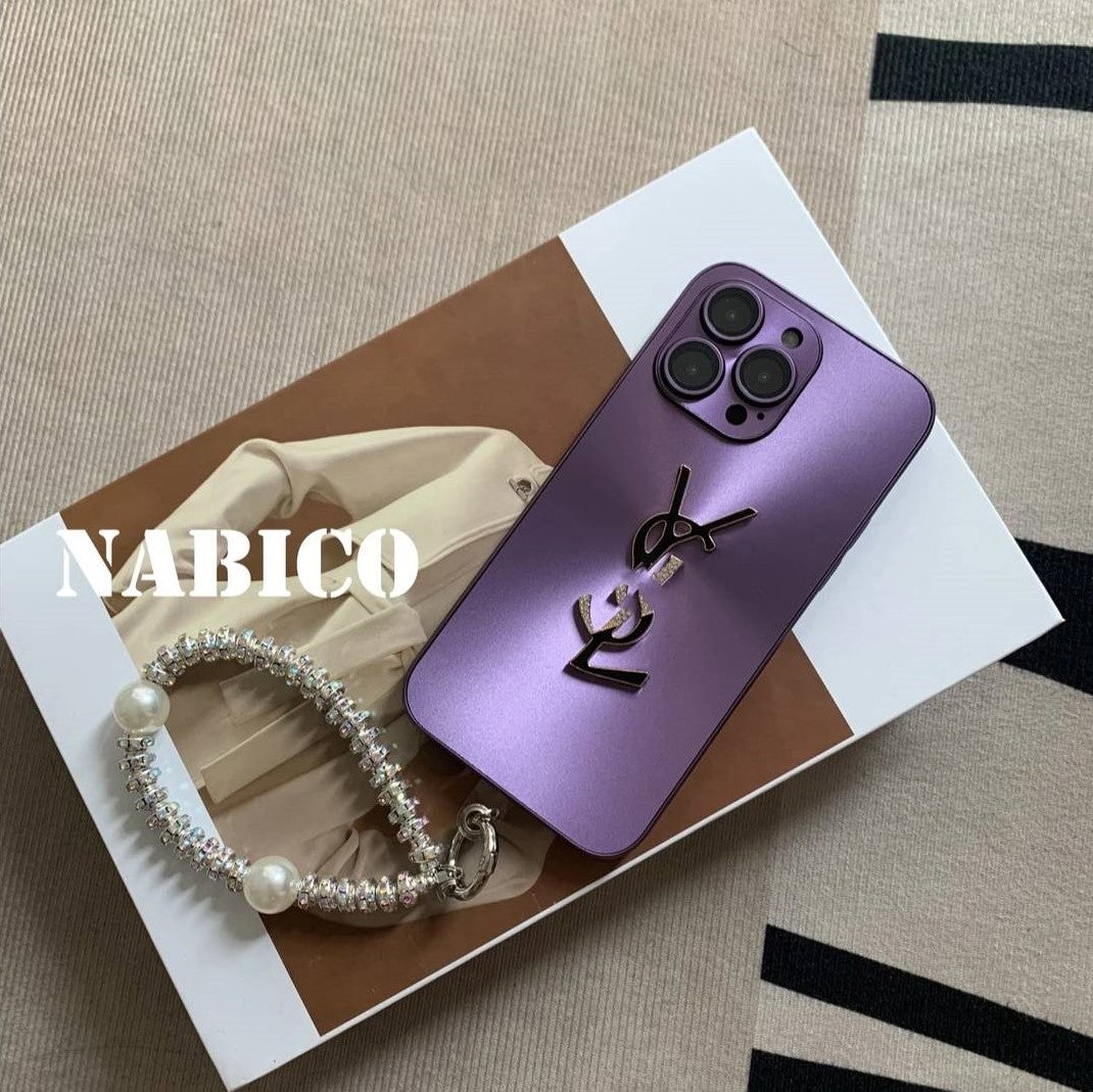 Elegant Letter Shine x Mono iPhone-deksel med kjede