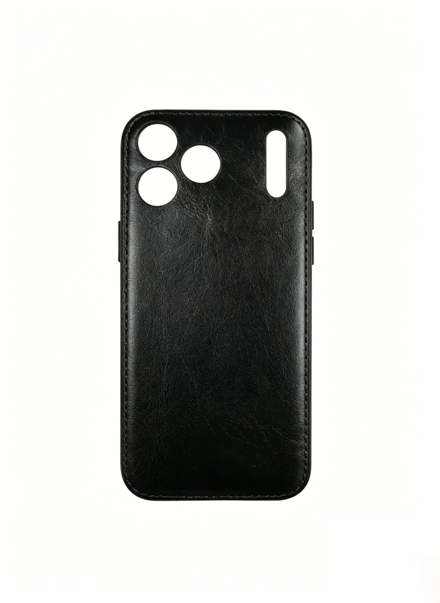 Funda para iPhone de cuero curtido vegetal hecha a mano de Kakavy - Edición Vintage Patina