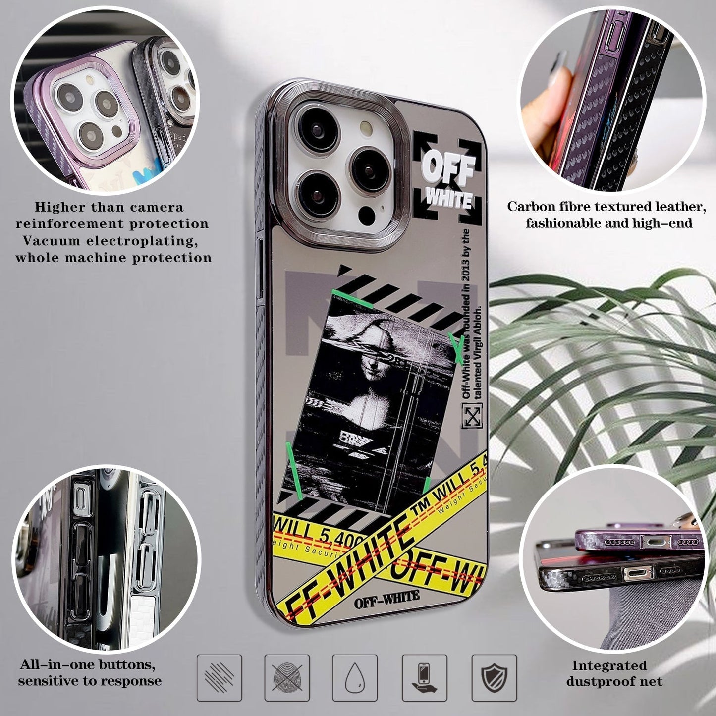 Funda iPhone BLANCO A29 A30