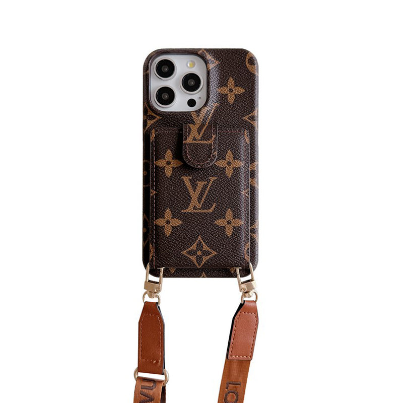Lou Card Bag Crossbody Chain iPhone Fodral