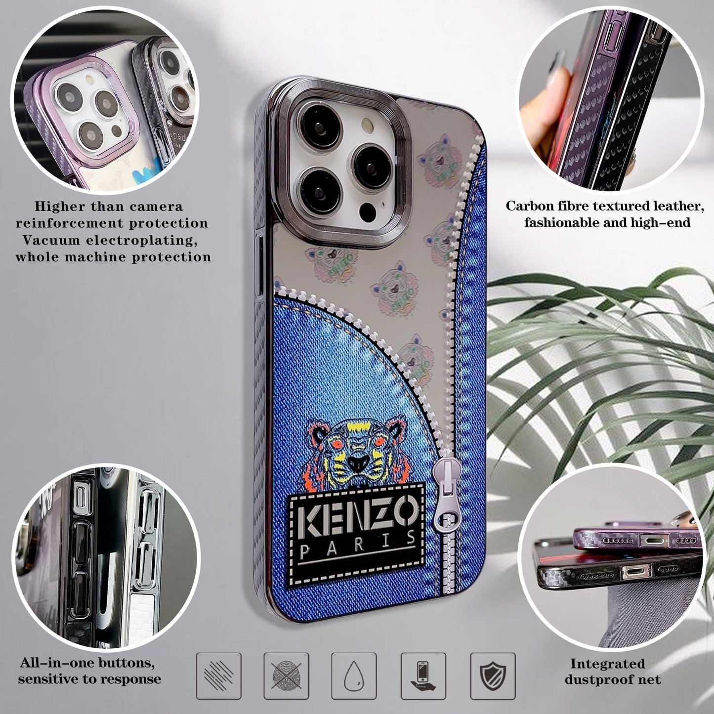 Чехол KENZO для iPhone A35 A36