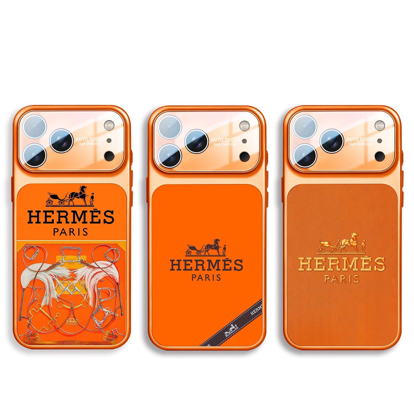 Роскошный чехол для iPhone серии H Orange Series