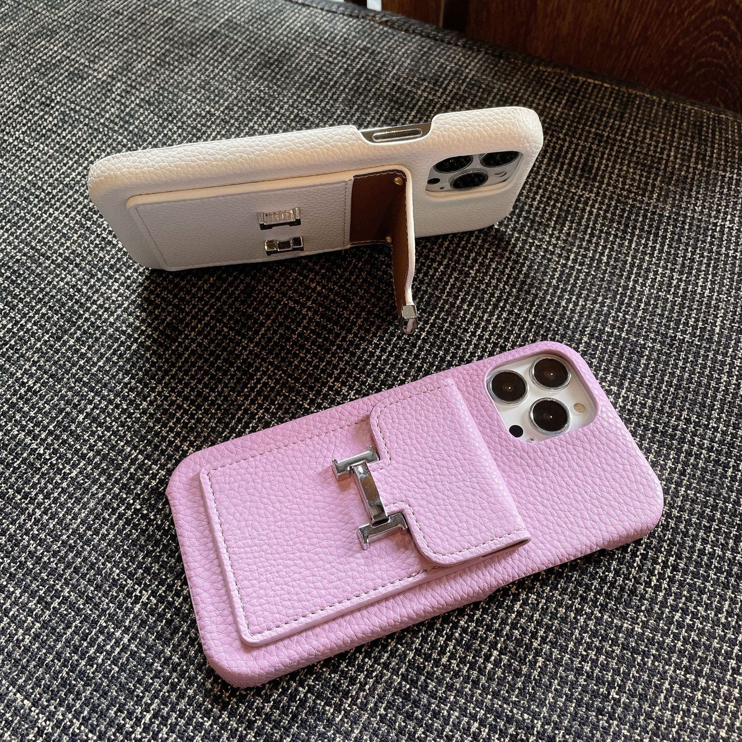 Kožené pouzdro na iPhone H Card Holder