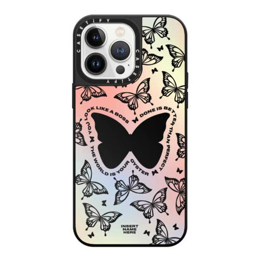 "CASETIFY" Hoesje voor IPHONE van de Vlinder van de Fantasie