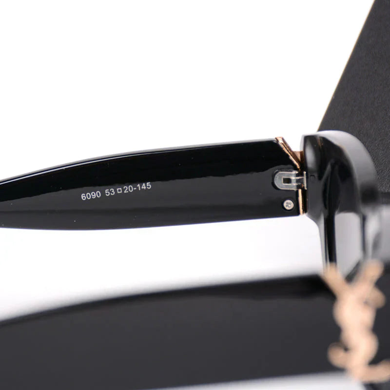 Luxe zonnebril met groot frame Y-019