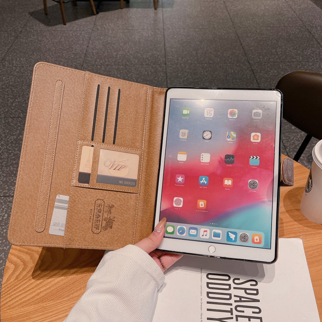 Wysokiej jakości skórzane, klasyczne etui na tablet Apple iPad