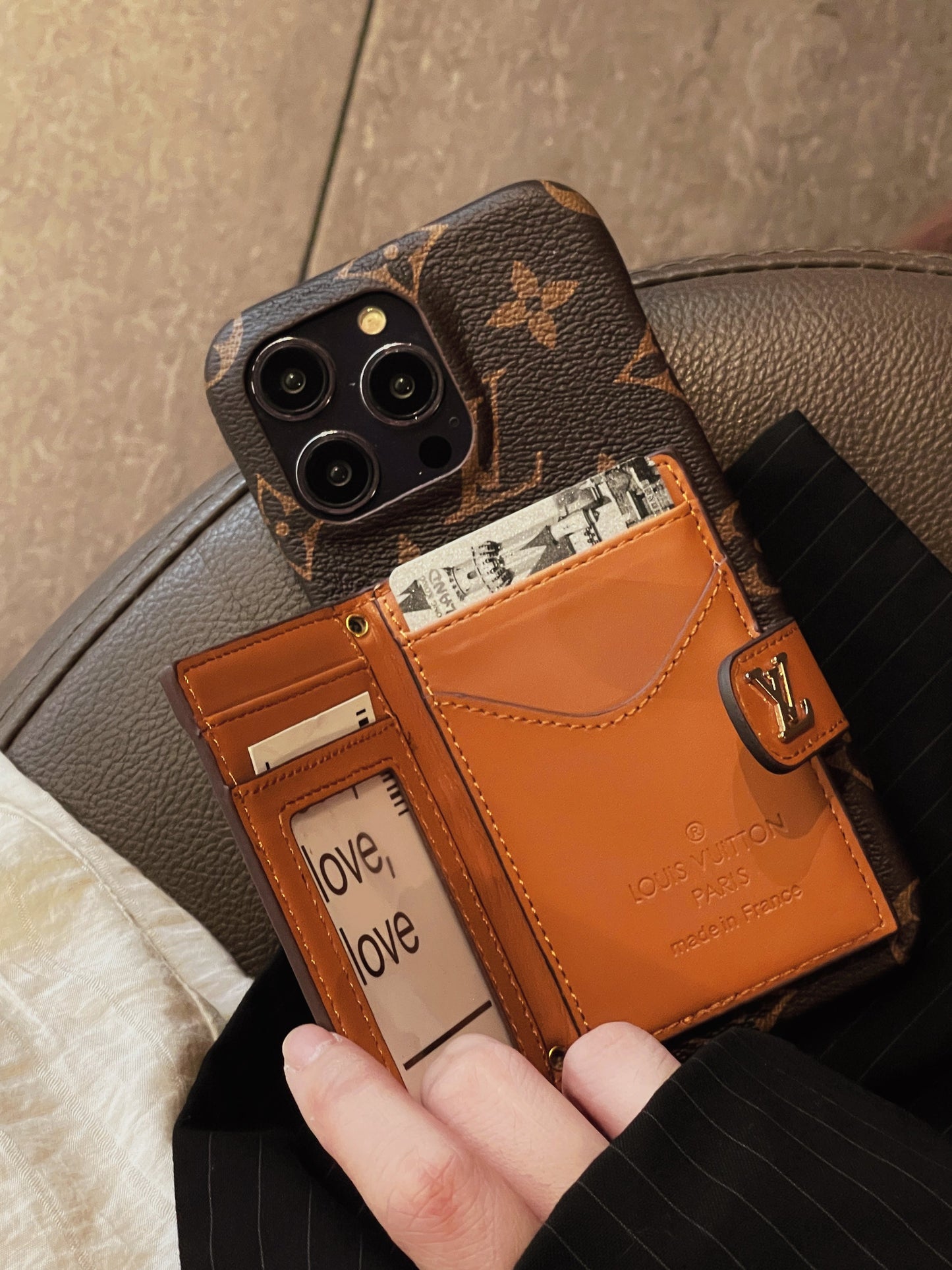 Lou Card Holder Chain iPhone etui