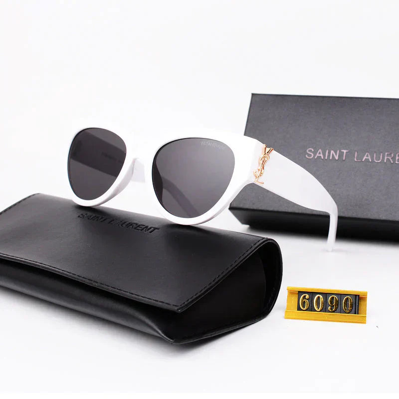Luxe zonnebril met groot frame Y-019
