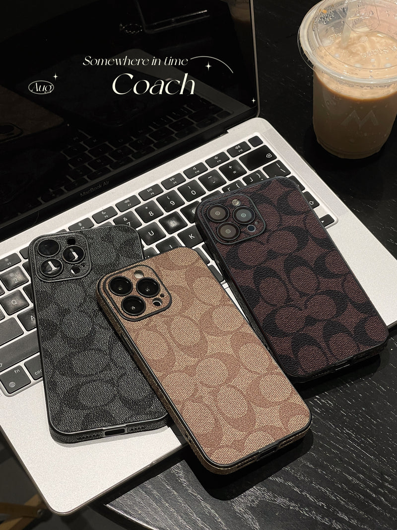 Capa Coach para iPhone Preta -QB240402