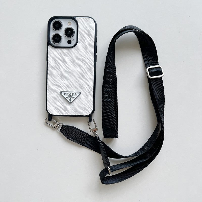 حافظة iPhone جلدية من Pra Crossbody