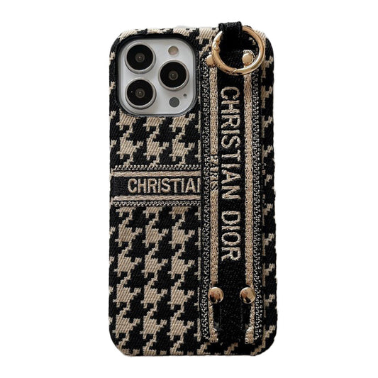 CD Houndstooth ranneke iPhone-kotelo