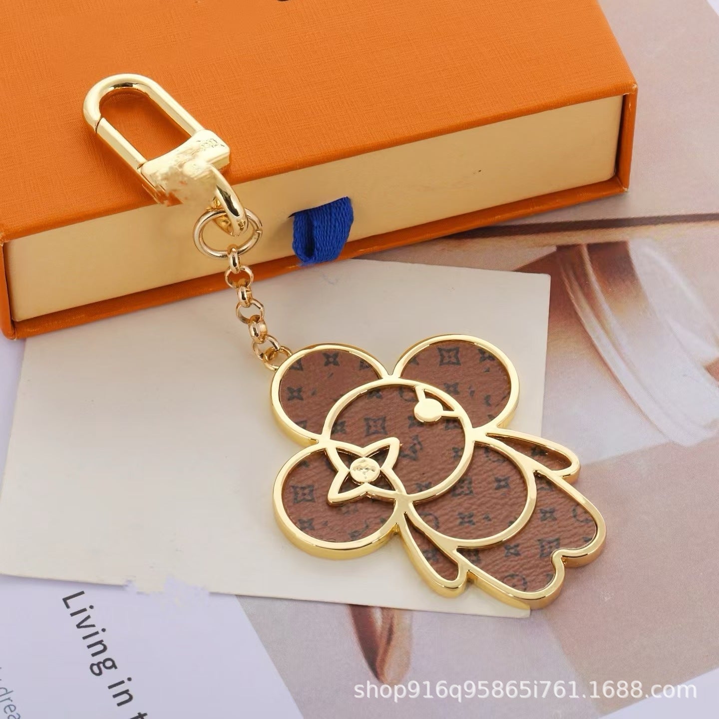 Chaveiro fantoche de luxo