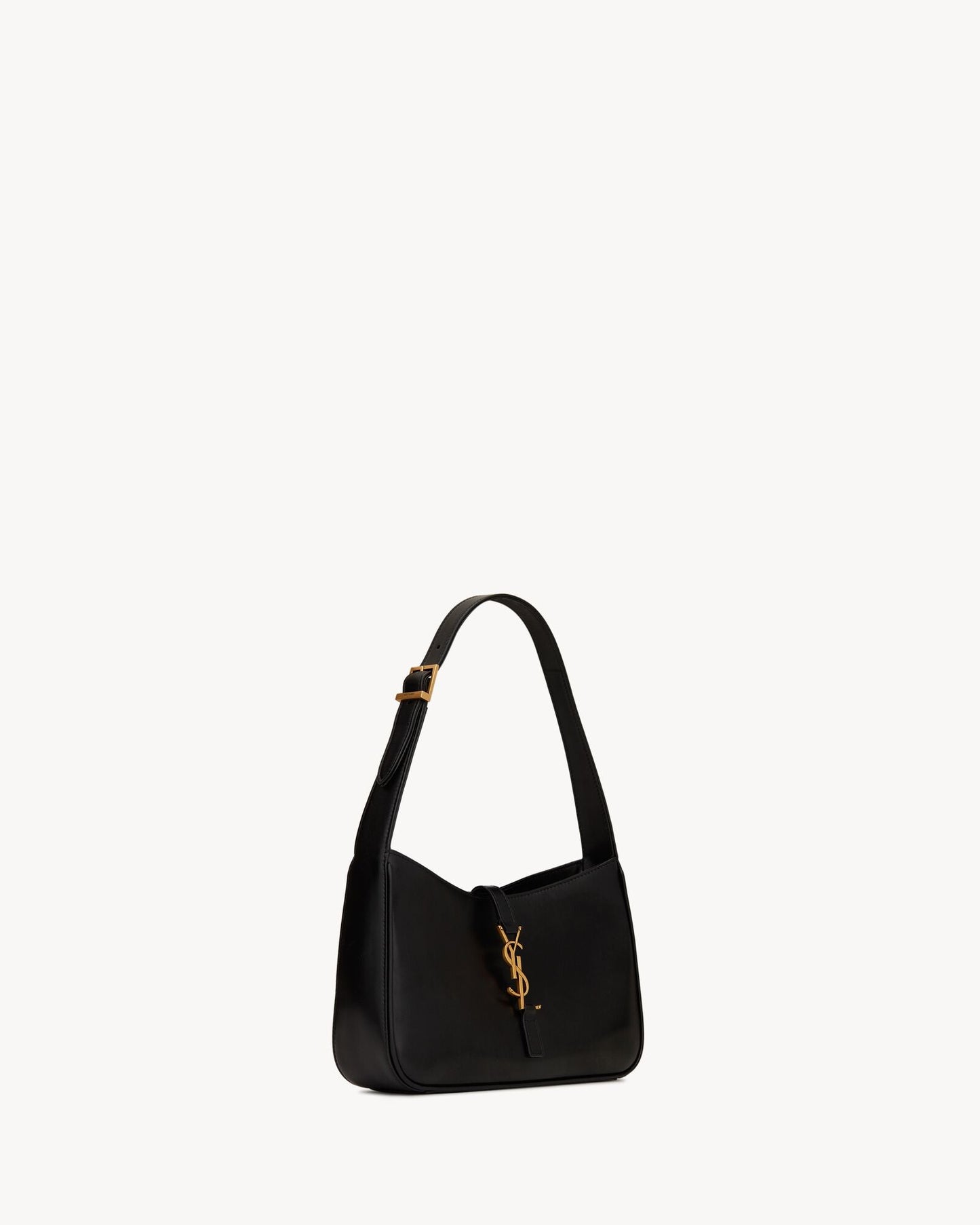 Saint Laurent Le 5 à 7 Lakkbőr Hobo – Burgundy Elegance