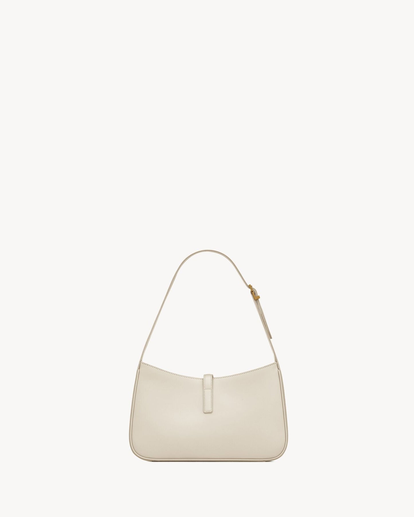 Saint Laurent Le 5 à 7 Lakkbőr Hobo – Burgundy Elegance