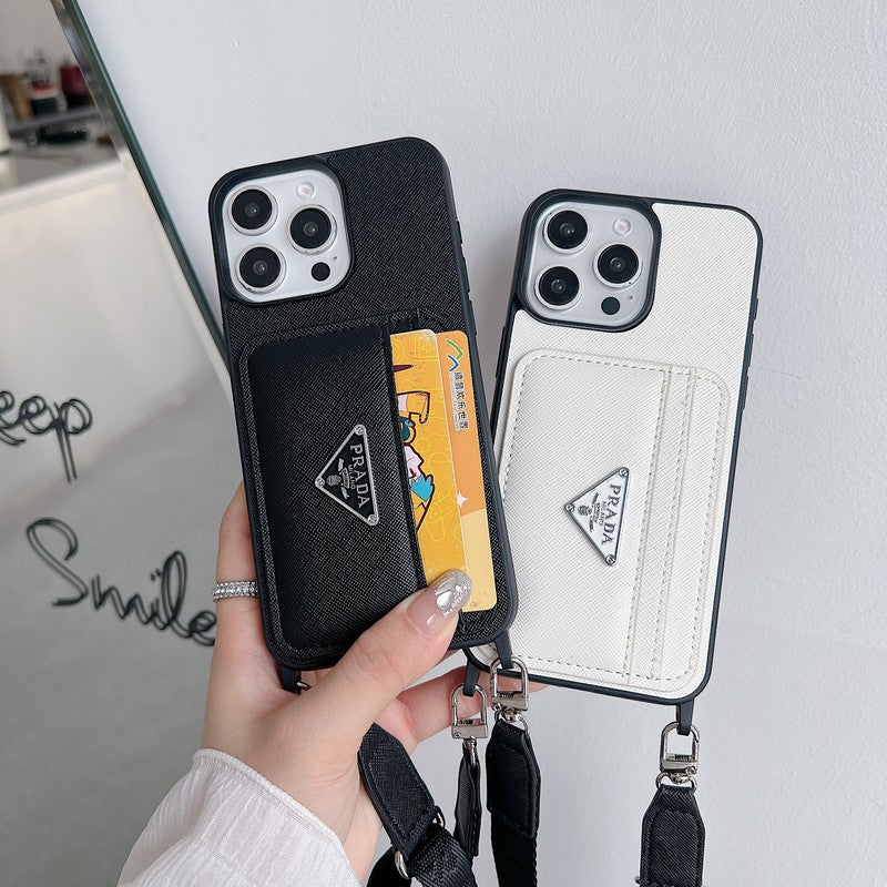 Etui na iPhone'a z uchwytem na karty Pra