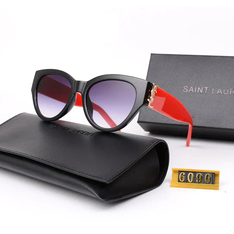 Luxe zonnebril met groot frame Y-019
