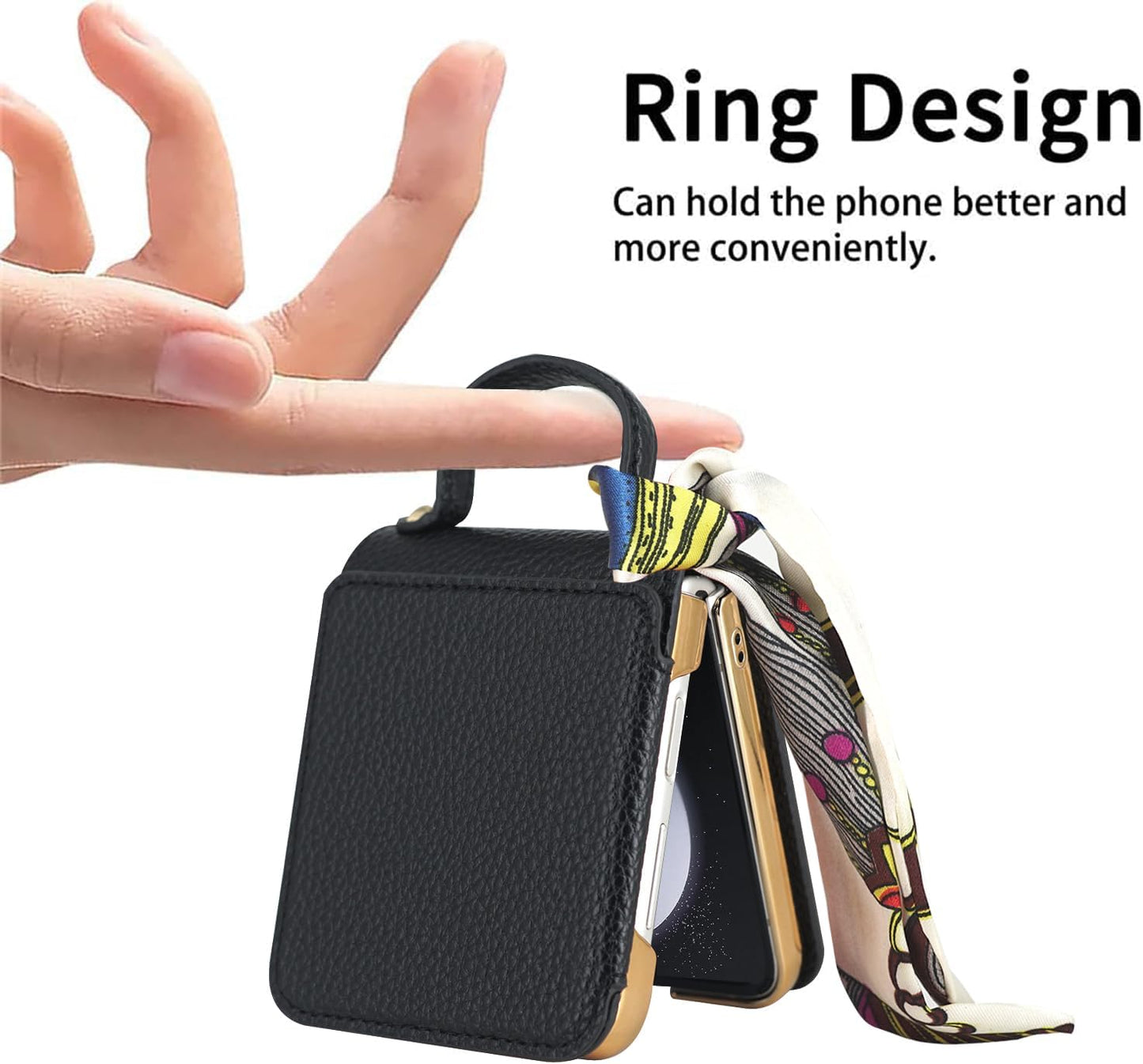 Samsung luxus bőr Galaxy Z Flip 5/4 tok