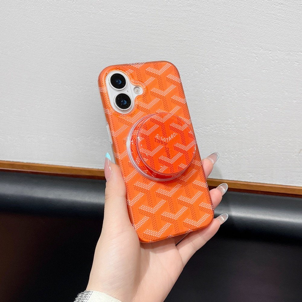 Estuche MagSafe inspirado en patrones con agarre desmontable