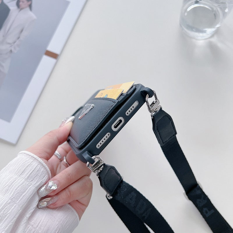 Etui na iPhone'a z uchwytem na karty Pra