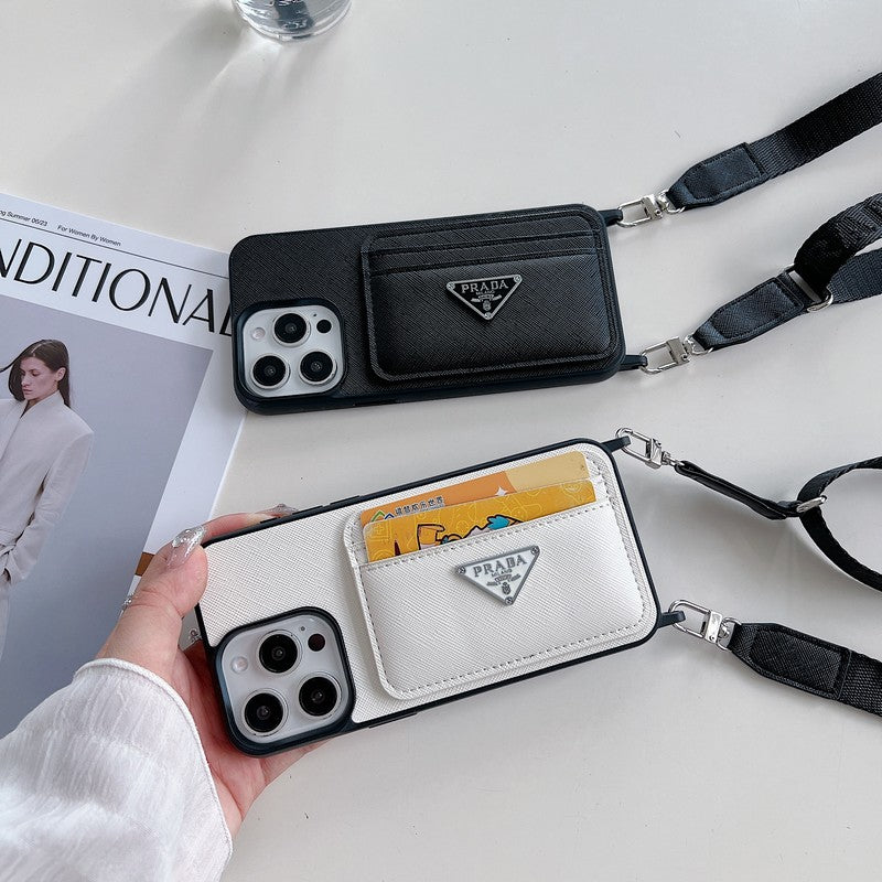 Etui na iPhone'a z uchwytem na karty Pra