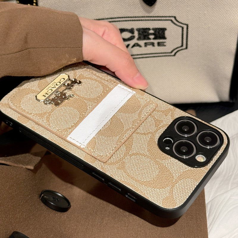 Coa-kortveske til iPhone i skinn