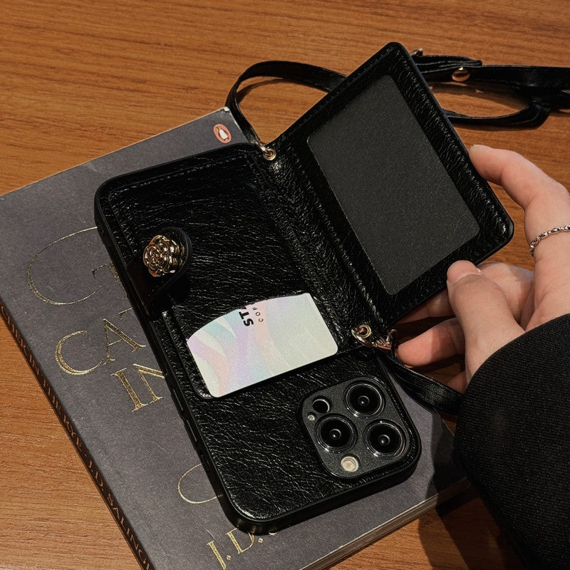 CC 카멜리아 크로스바디 아이폰 케이스