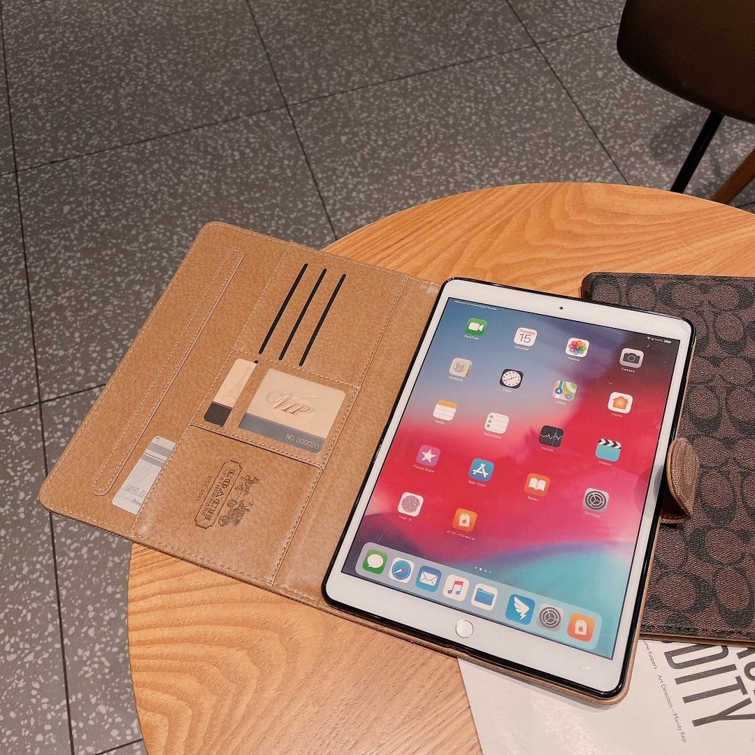 Wysokiej jakości skórzane, klasyczne etui na tablet Apple iPad