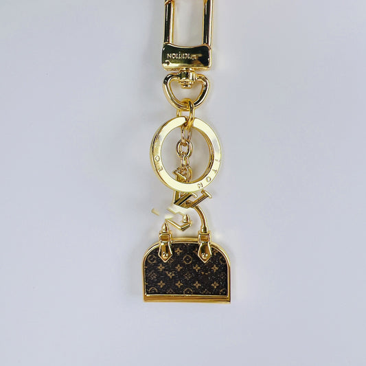 Mini bolsa de designer de chaveiro