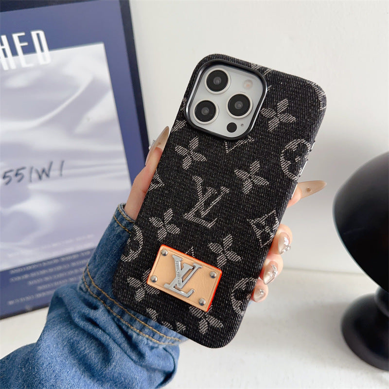 럭셔리 - 스타일 크로스바디 마그네틱 카드 - 홀더 iPhone 케이스