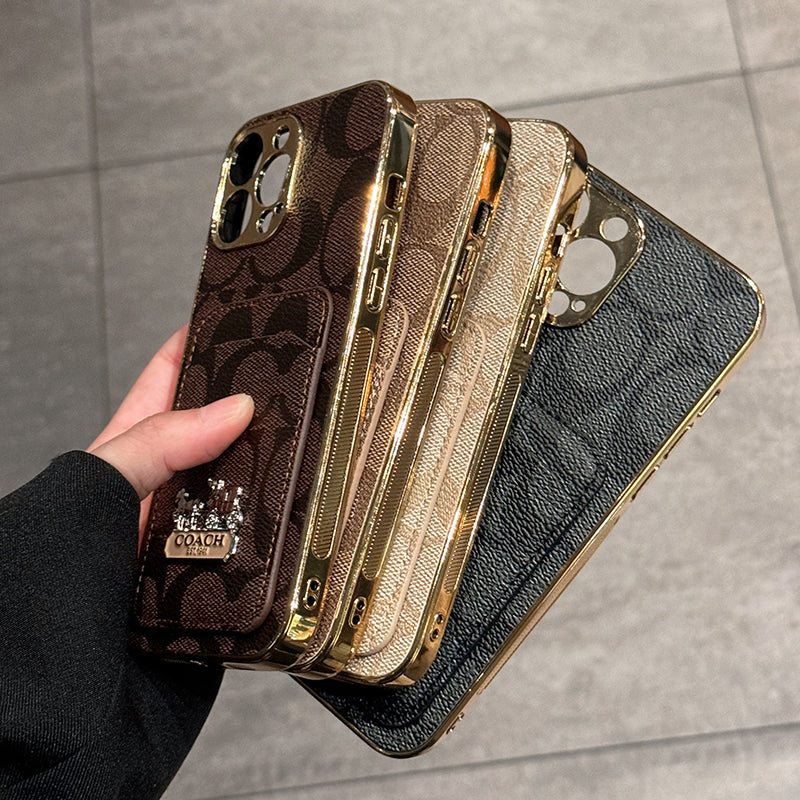 Kožené pouzdro na iPhone Coa Card Bag