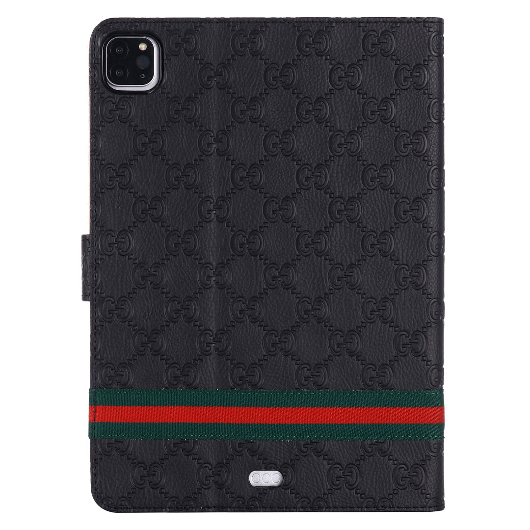 3D Embossing Flip Cover hölster Apple iPad-fodral med stativfunktion