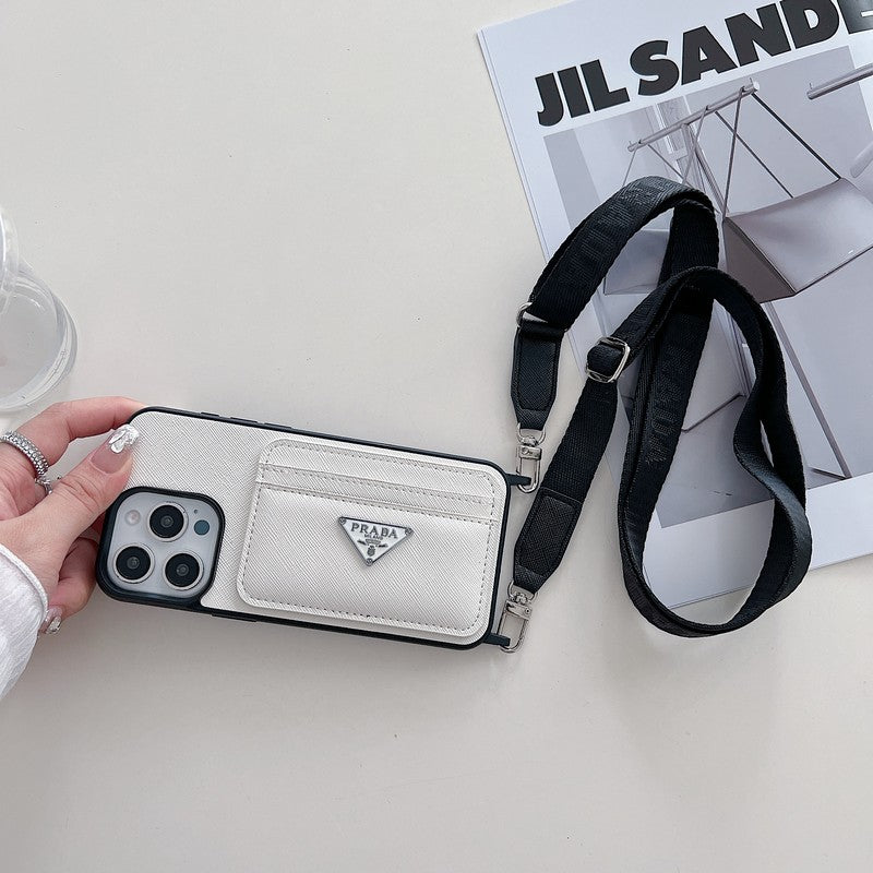 Etui na iPhone'a z uchwytem na karty Pra