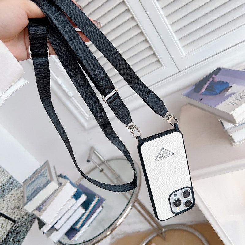 حافظة iPhone جلدية من Pra Crossbody