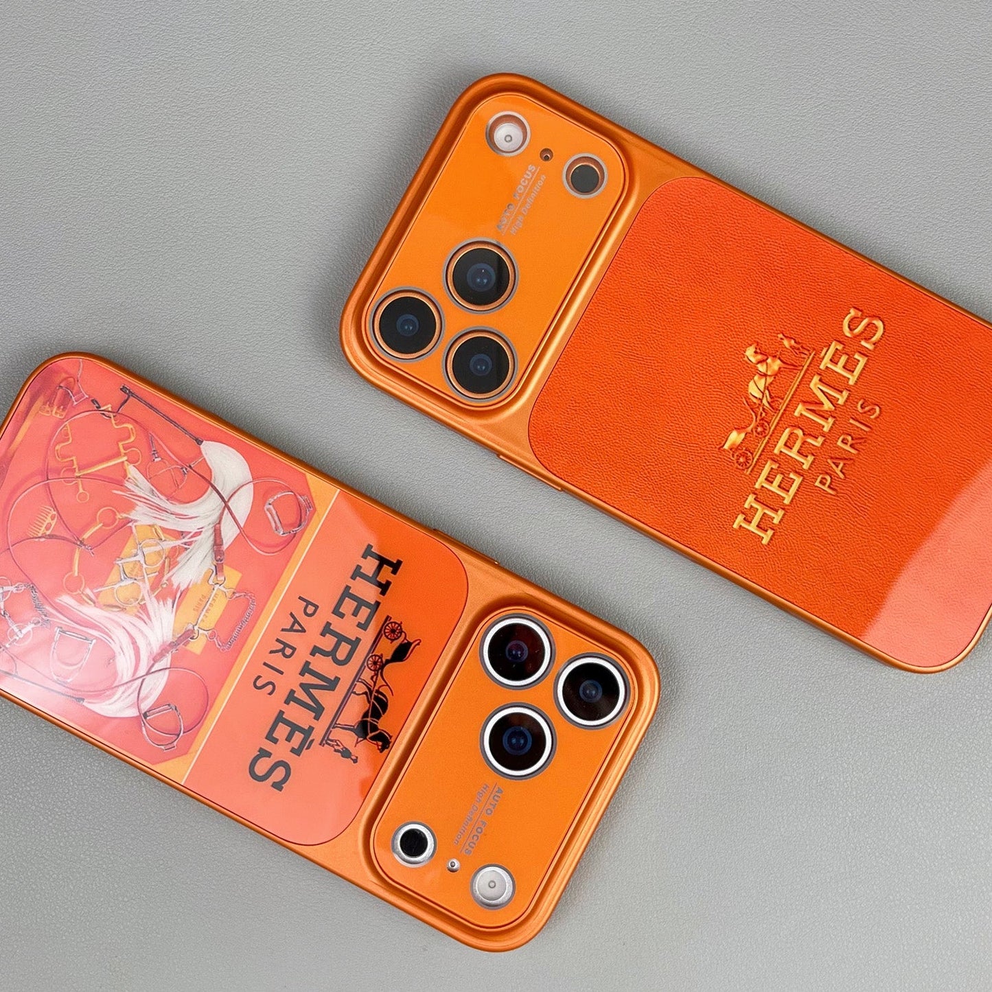 Роскошный чехол для iPhone серии H Orange Series