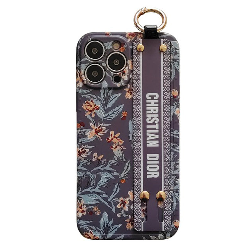 CD Lila & Vitt iPhone-skal med armband