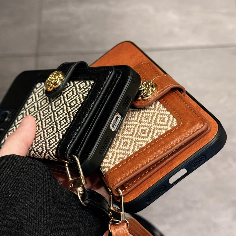 CC 카멜리아 크로스바디 아이폰 케이스