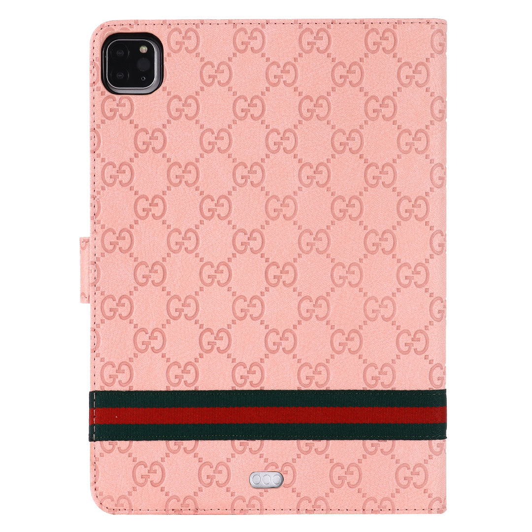 3D Embossing Flip Cover hölster Apple iPad-fodral med stativfunktion