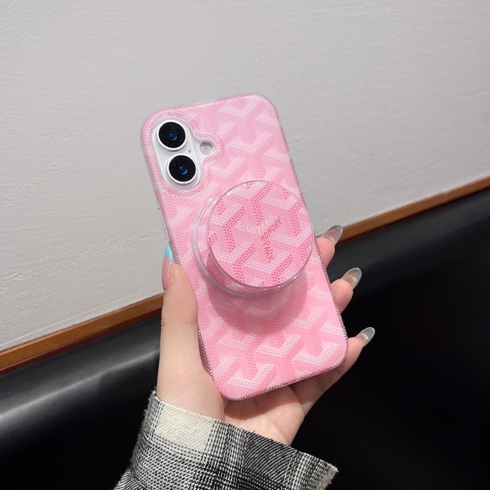 Estuche MagSafe inspirado en patrones con agarre desmontable