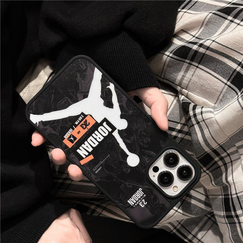 AJ 블랙 또는 화이트 아이폰 케이스